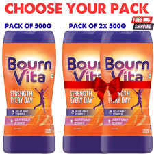 Cadbury Bournvita 500g Malt Chocolate Health Drink Pro Health Vitamins UK Seller