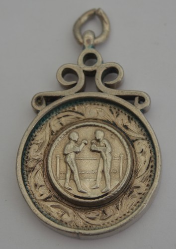 Boxing sterling silver - silver, fob