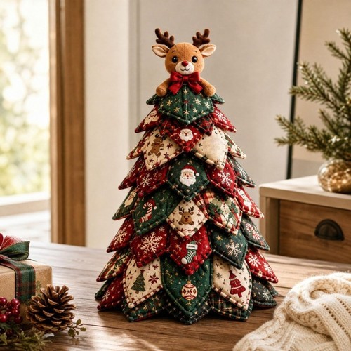 Quilted christmas tree kit - quilted,