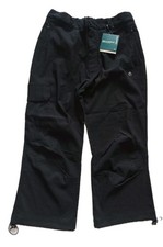 Craghoppers Kiwi Pro Stretch Crop Walking Hiking 3/4 Trousers Black Mens 34W NEW