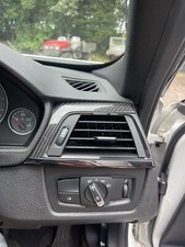 BMW 3 SERIES F30 F31 CARBON FIBRE INTERIOR AIR VENT TRIM RHD 320 325 330 335