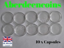 10 x 22.5mm Coin Capsules Holders Suitable for full sovereign coins