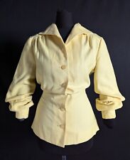 Vintage Fashion 1960s / 1970s Yellow Jacket ' Country Casuals '
