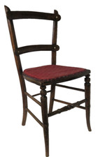 Antique Luterma Estonia Vintage Wooden Bentwood Bedroom Dining Chair 1920s