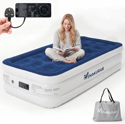 Single size airbed inflatable - single,