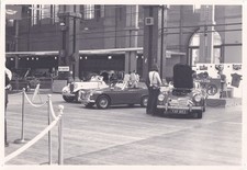 MG OWNERS CLUB STAND, ALEXANDRA PALACE, LONDON 1977 PHOTOGRAPH.
