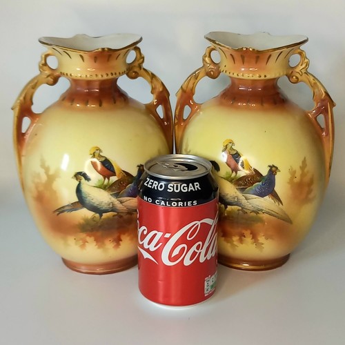 Pair austrian vases - pair, austrian?