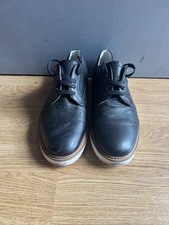 Lyle and Scott Shoes Brogue Style Size 7.5 UK Blue/White Leather Shoes Worn Once
