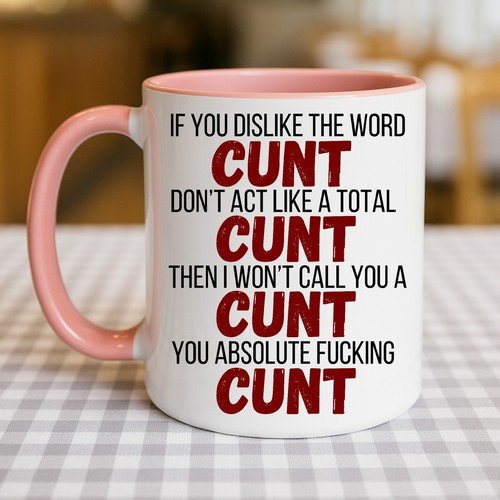 Funny rude swear mug men - mug,