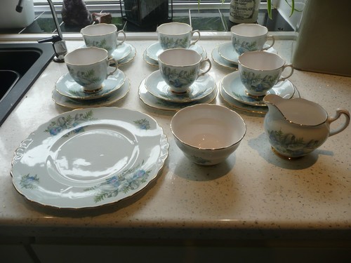Vintage colclough blue - vintage-, colclough-