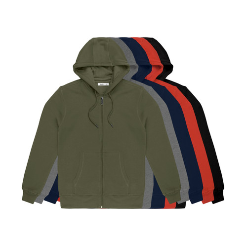 Basix hoodie jacket with - hoodie,