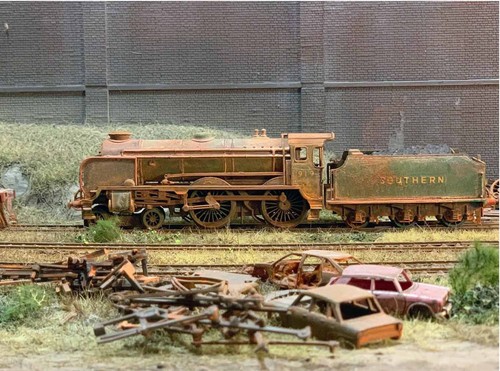 Scrapyard locomotive oo - locomotive,