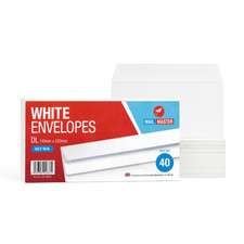 White DL Envelopes 110x220mm