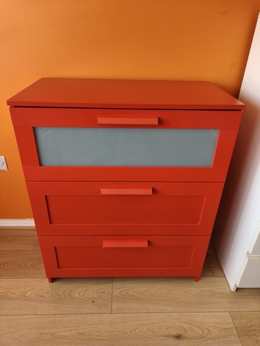 Brimnes drawer red ikea - red,