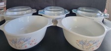 Pyrex " Blue Iris" Bowls.