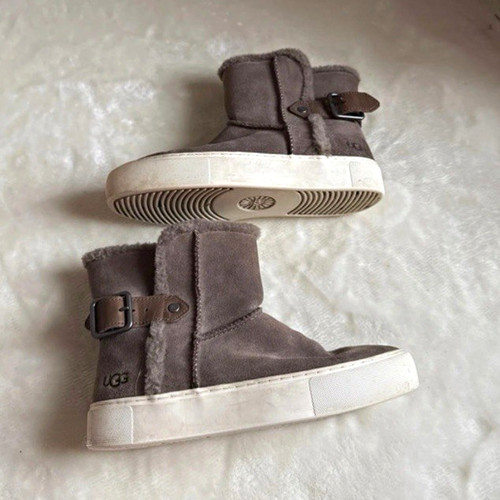 Ugg womens grey suede ankle - womens,