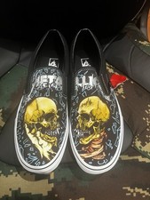 Vans Metallica Size 11 Slip Ons
