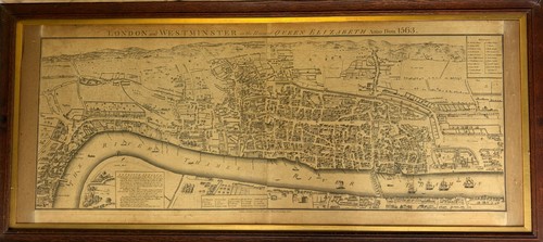 Vintage map london - london, &