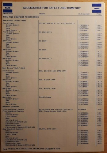 1975 saab 99 - saab, etc