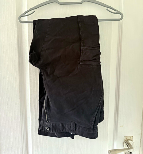 Zara men black cargo - zara,