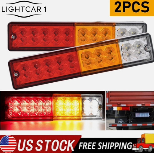 Pair 12v rear stop - pair, of