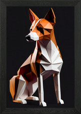 Basenji Framed Wall Art Poster