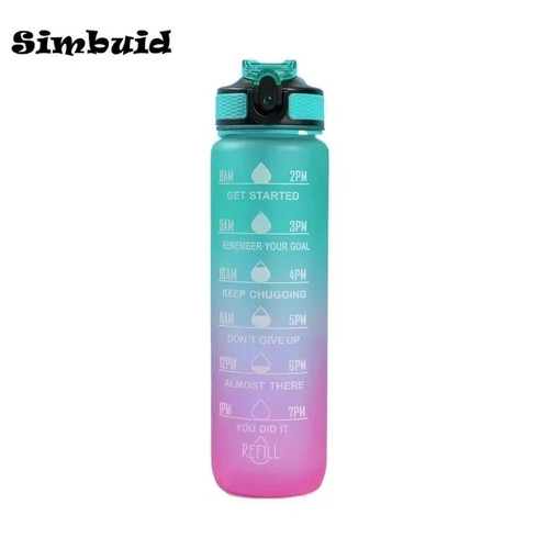 1000ml motivational water - motivational,