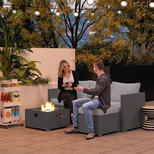 Piece rattan garden - rattan,