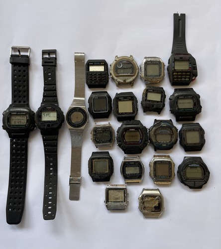 21vtg casio digital watches - digital,