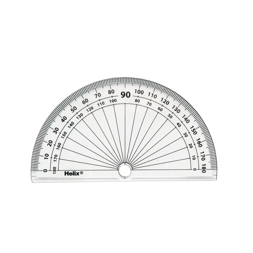 Helix clear protractor 410cm - protractor,