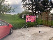 outdoor sunlight viewable and rainproof led video screen ideal for Euros 