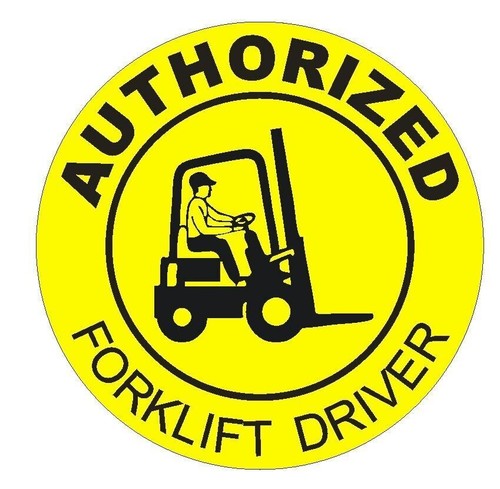 Authorized forklift operator - authorized,