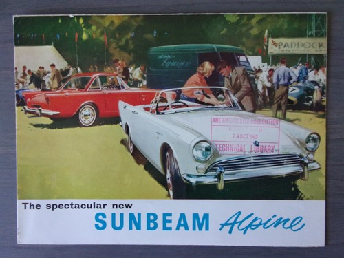 Sunbeam alpine series iii orig - series,