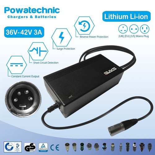 42v pin ion charger - 42v, li-ion