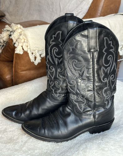 Justin men black leather - men’s,