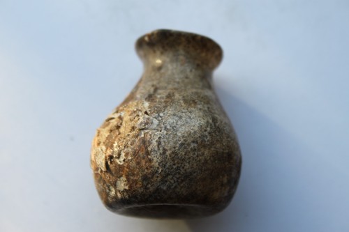 Ancient roman glass flask - ancient,