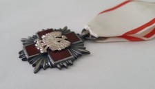 POLAND MEDAL - POLISH RED CROSS 2nd CLASS SILVER AWARD. ORIGINAL FULL SIZE MEDAL