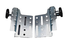 Pair of rollers for gates with