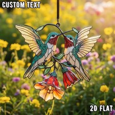 Hummingbird Kiss Resin