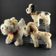 lot 3 RARE STEIFF DOGS Tessie
