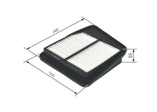 Bosch f026400357 air filter - air,