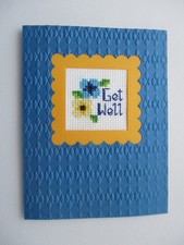 Handmade Greeting Card Cross