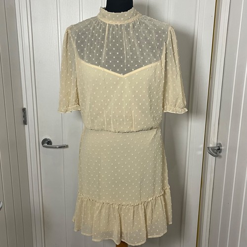 New look cream spotty tufted - new,