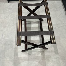 Vintage hotel suit case stand - suit,
