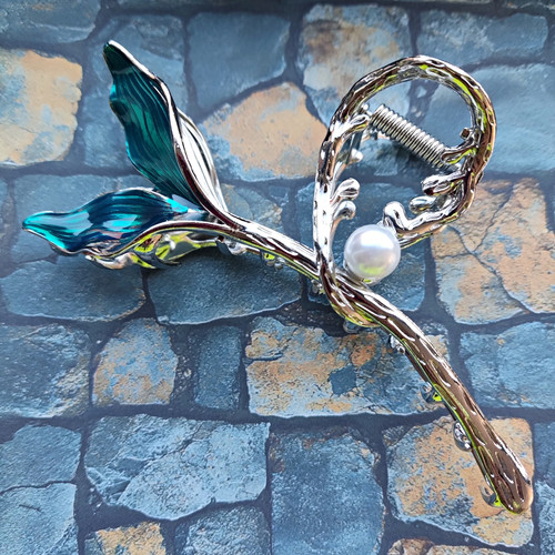 Mermaid tail metal hair - mermaid,
