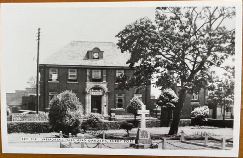 Burry port memorial hall and - port,