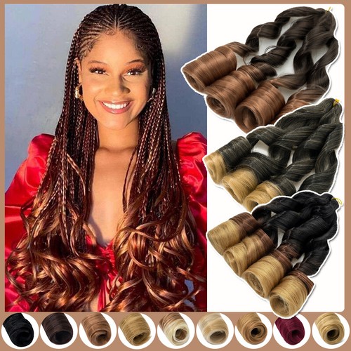 Bouncy curly braiding hair - curly, 24"
