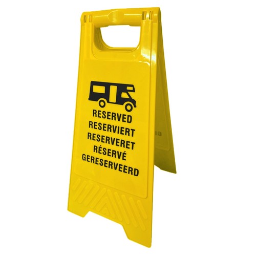 Motorhome pitch reserved sign - pitch,