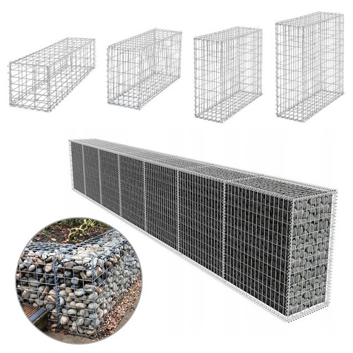 Outdoor gabion stone basket - gabion,