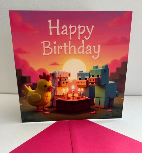 Minecraft animals birthday - minecraft,